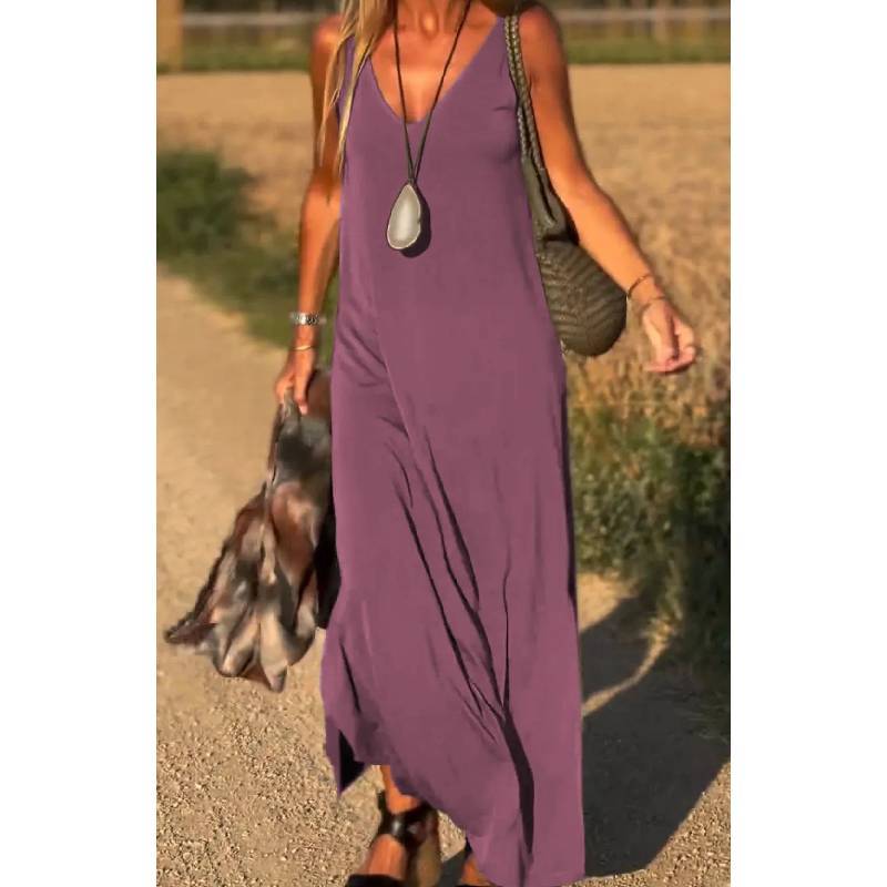 Womens Summer V Neck Tank Dress With Stripes And Beads For Casual Travel