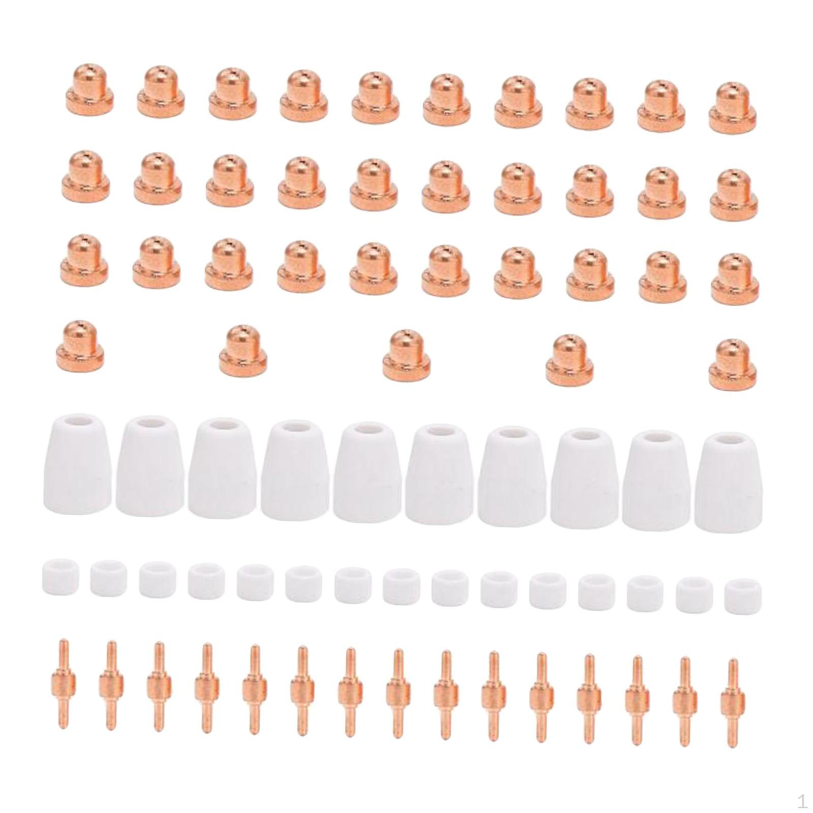 

Cutter Consumables Electrodes Tips Nozzle Set for K50 Welding Machine 75pcs