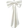 Elegant Large Christmas Bowknot Solid Color Creative Xmas Tree Topper Bows Reusable 60x120cm Christmas Decorative Bow