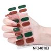 Europäische und amerikanische Weihnachten 3D Niedliche Cartoon Gel Nagelsticker für Kinder - Wasserdicht und halbgehärtet