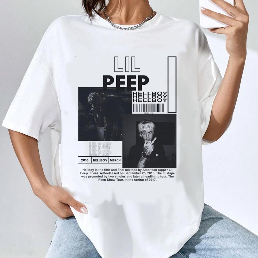 

Футболка Lil Peep для подростка харадзюку Графический Винтажный Модный топ футболки эстетичный графический стритвир Панк Цветная корейская одежда S