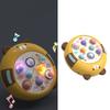 Interactive Whack Toy for Kids 360 Degree Rotating Cute Emoticon Music Light Hammering Pounding Toy
