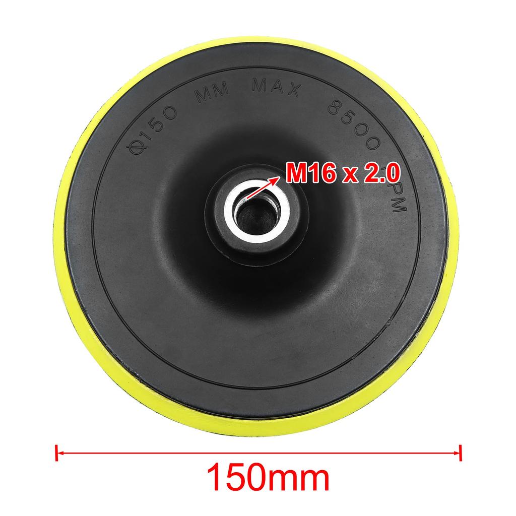 uxcell Backing Plate Car Automotive M16 Pad Hook Loop Polishing Buffing 6
