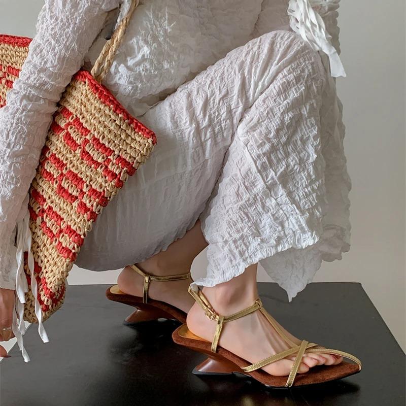 Fashion Summer Women's Sandals Fashion Pointed Toe Platforms Sandals Shoes for Women Sexy Dance Shoes Pumps Stripper Party Female Shoes