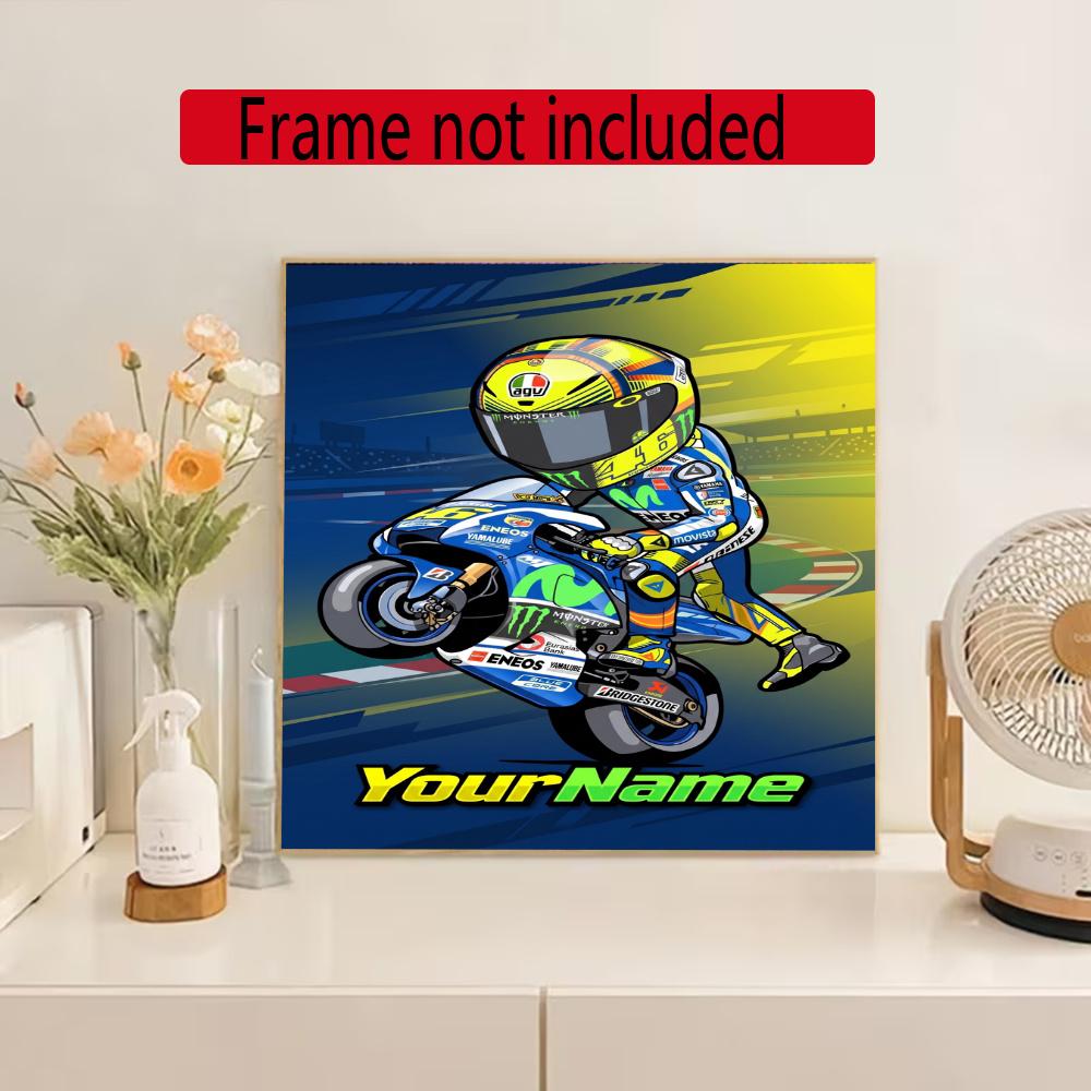 Doctor46 Customize Your Name Diamond Painting Round Diamond Rhinestones Mosaic Diamond Embroidery Wall Paintings Rhinestones Gift Frameless