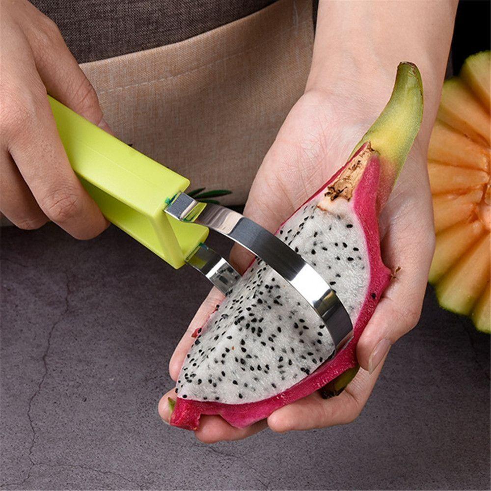 Doppelköpfiger Fruchtkugelausstecher 4-in-1 Cantaloupe Fruchtlöffel Kreativität Fruchtschneider Für Küche