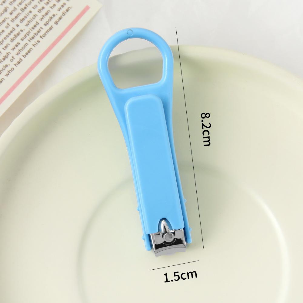 

Cute Pastel Color Nail Clipper Set, Anti Splash Portable Fingernail Trimmer With Cover, Stainless Steel And Plastic Manicure Tool королівський синій колір