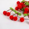 Pack of 100 Cherrys Blossoms Florals Pompoms for Craft Hair Accessories Decorative Materials