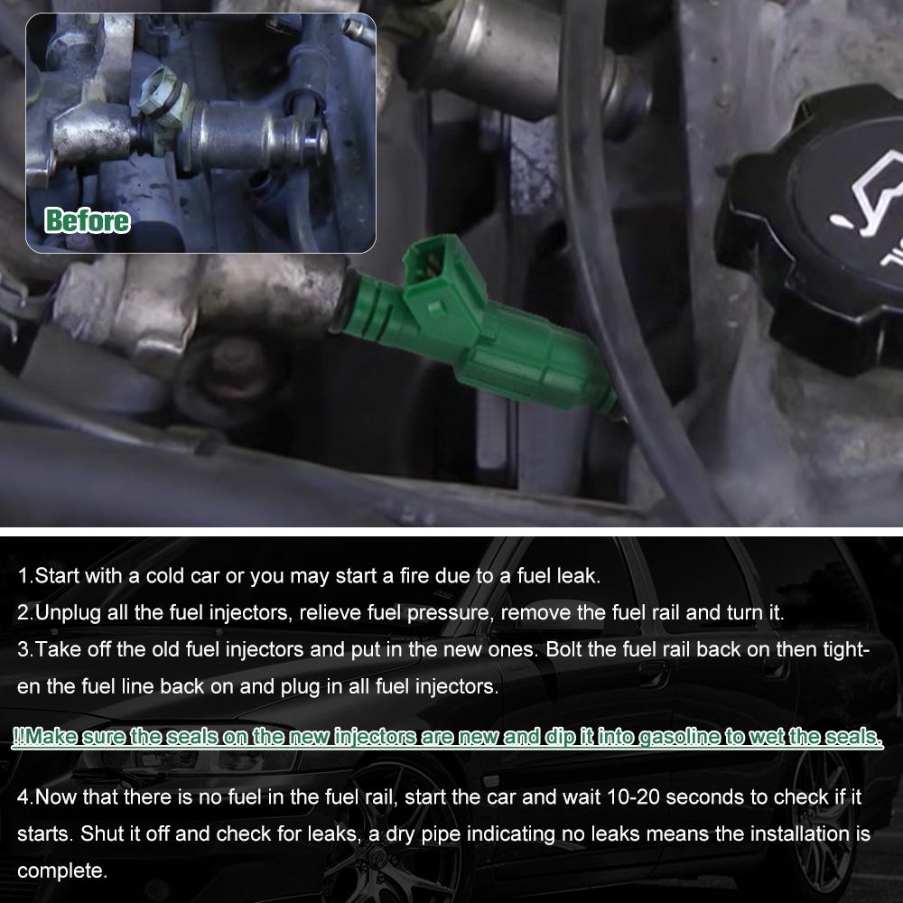 1 Piece High Flow 0 280 155 968 Fuel Injector 440cc For Volov Commodore VN For Ford Fuel Injector 0280155968