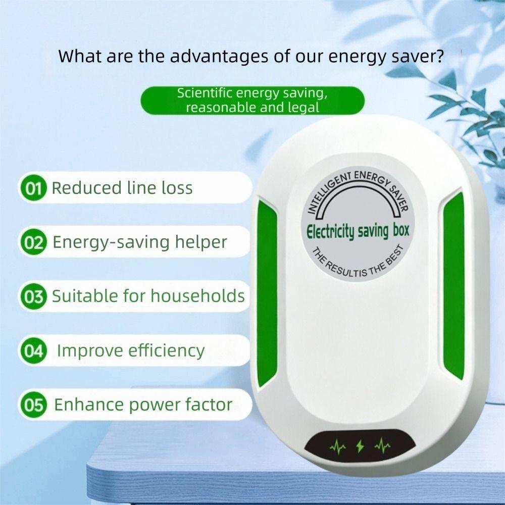 Stable Performance Electric Energy Saver US/EU/UK Adapter Energy-saving Appliance Household Use