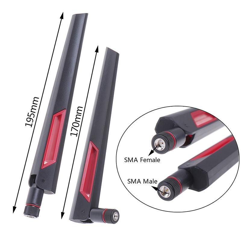 1Pc 2.4G/5.8G 10Dbi Dual Band Wifi Antenna Rp-Sma Universal Antenna Amplifier