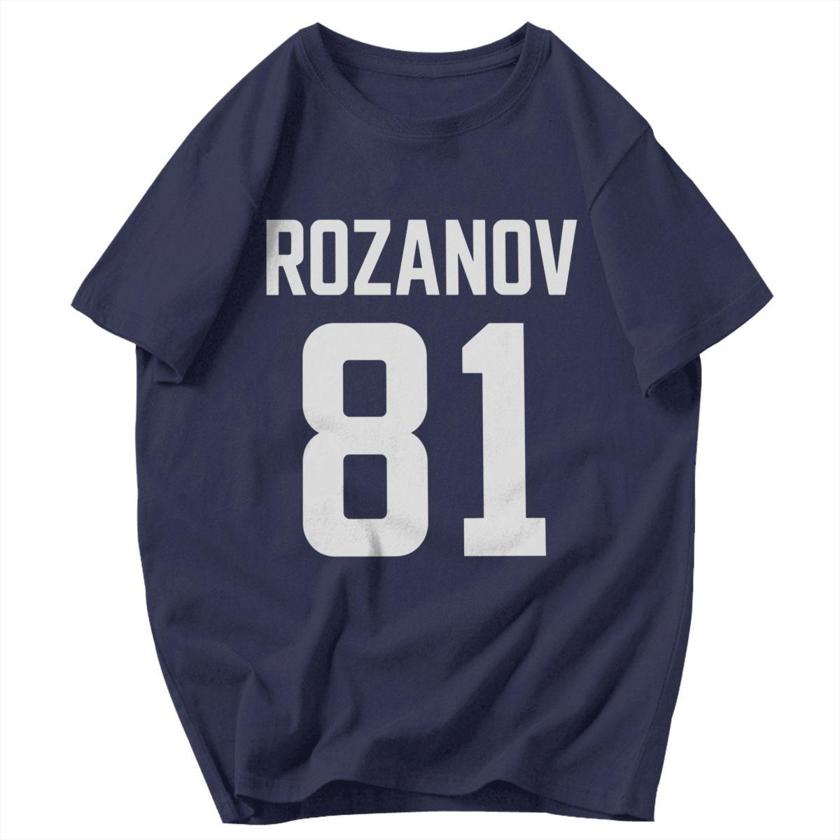 

Men T Shirt Rozanov Jersey Number 81 Heated Rivalry Gifts Y2K Graphic Customized Unisex Clothes T Shirts 4XL