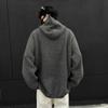 Men's Retro Hooded Knit Cardigan - Autumn/Winter Unisex Korean Trend Style