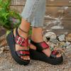 Women Fashion Wedge Sandals Summer Woman Casual Non-slip Peep Toe Designer Shoes Elegant Platform Sandals Sandalias De Mujer