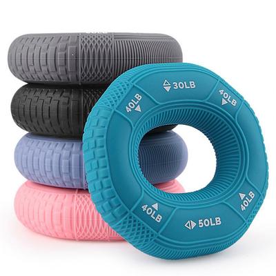 Handgreppsstärkare Handfingerövningsredskap Underarmsringar Handtränare Silikonklämmor Gripar för Finger Fysisk