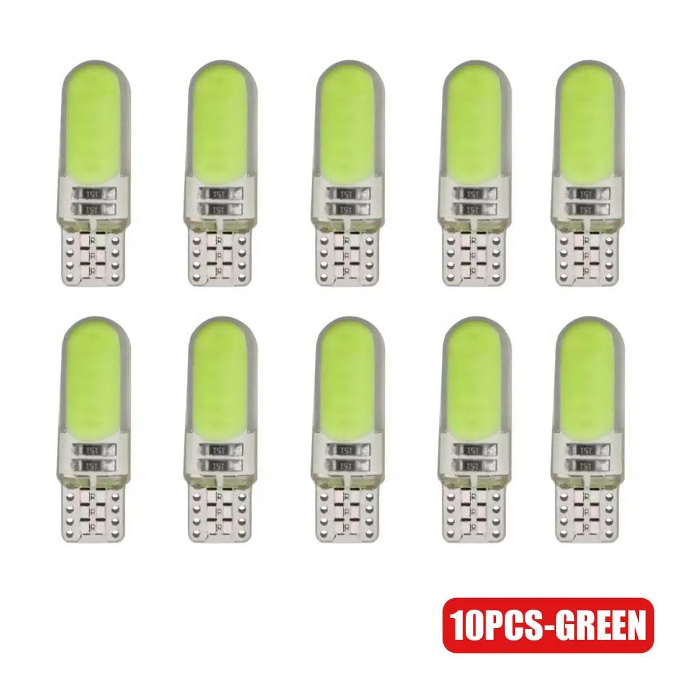 10pcs Universal W5W 501 T10 Car Lights Led Bulbs COB 12V Smd Decorative Light Side Bulbs Car Lights Interior Accessories