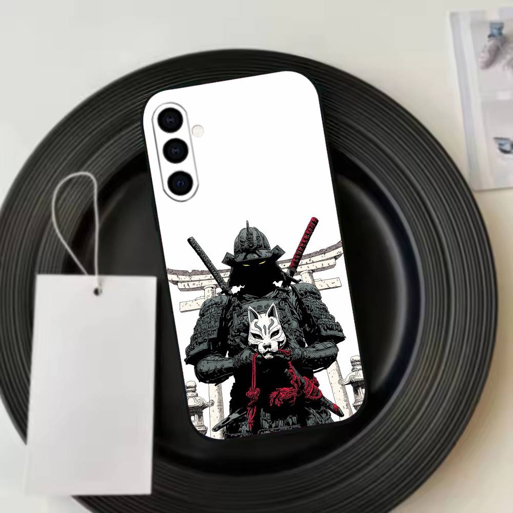 Japanischer Bushido Samurai Japan Handyhülle Für Samsung Galaxy A73,A72,A71,A70,A53,A52,A51,Andere Weiche Schwarze Hülle