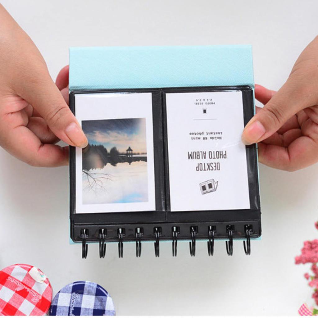 Album for FUJIFILM Standing Pocket Album Mini Album 3 Inch 68 Sheets Sky Blue Darkhorse.Inc "Cheki" -