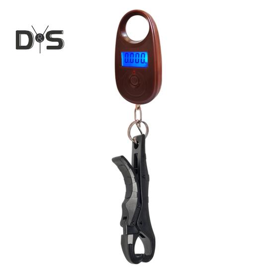 

Мини-захват для рыбы с электрическими весами 25 кг, захват для рта и губ с цифровыми весами, зажим для контроля рыбы, щипцы для ловли рыбы, рыболовные принадлежности кофейный