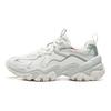 Li Ning Brown Sugar Cushioning Slip Resistant Abrasion Resistant Support Low Top Casual Shoes Women's White Green AGCW098-2