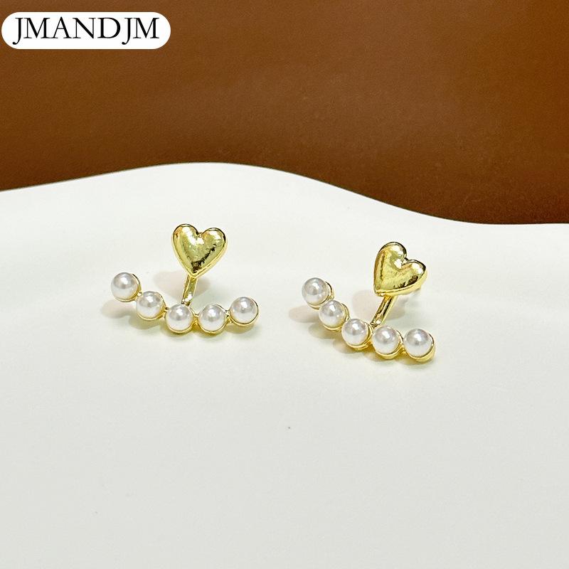 Orecchini coreani in metallo gioielli alla moda orecchino geometrico di cristallo dolce dolce e fresco per gioielli di moda per ragazze da donna