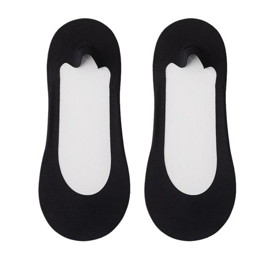 1 пара женских низких носков-вкладышей, нескользящие, дышащие, впитывающие пот, невидимые носки, летние, эластичные, однотонные, незаметные