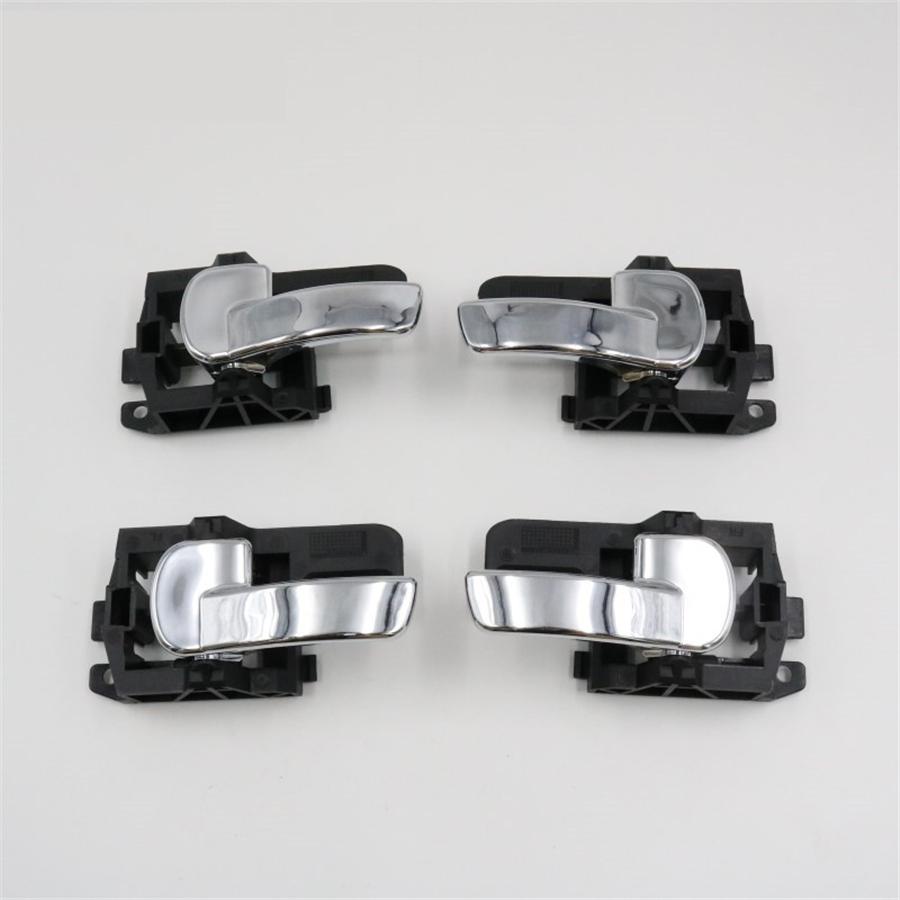 

2 Pair Professional Black Plastic Car Automobile Interior Door Handle Left+Right