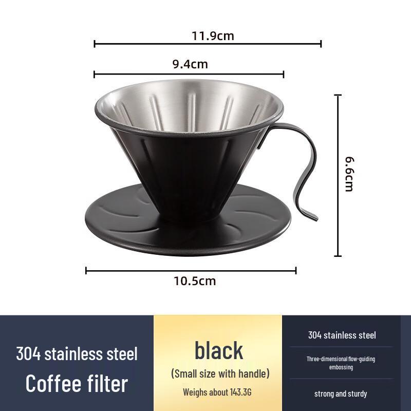 V60 Pour Over Coffee Filter Funnel