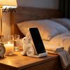 Creative Rabbit Phone Holder Cute Holder, 3D Printed Cell Stand, Bunny Lightweight Travel Shape Mobile Universal Hands-Free Desktop Mount for