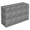Vidaxl Podwyższona Donica Gabionowa, Galwanizowana Stal, 90X30X60 Cm