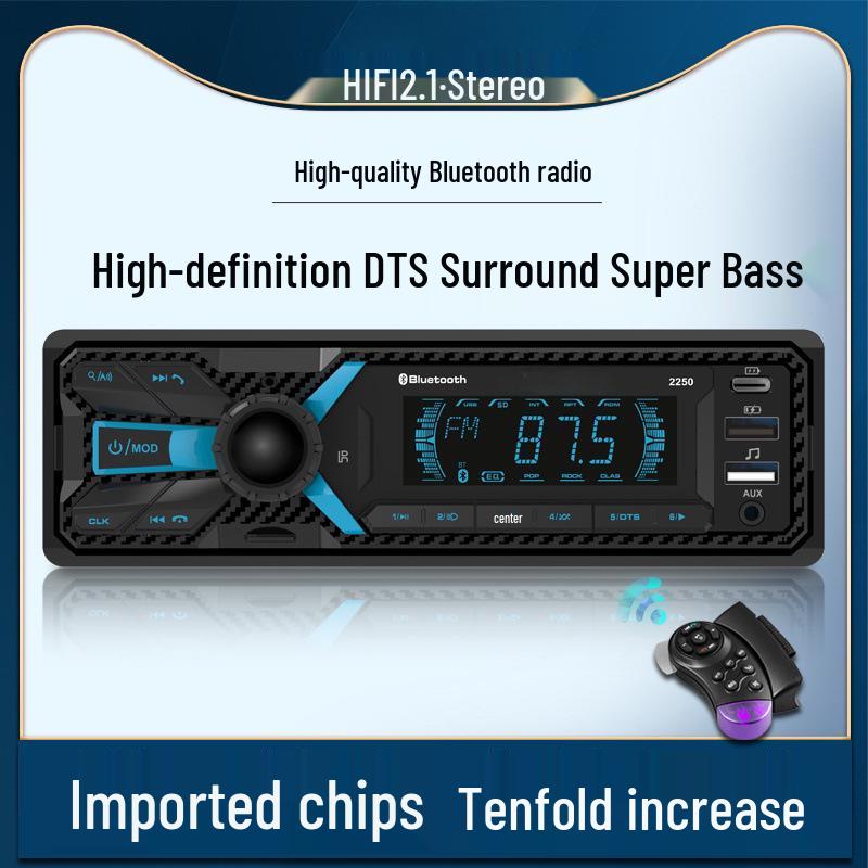 Universal Bluetooth Car Audio System with Smart Voice Control