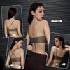 Integrated Cup Front Closure Push Up Bra, Zero-Feel Breathable Seamless Anti-Sagging Side Support Wireless Women's Lingerie