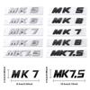 AUEVJ1 ABS Letter Logo Car Body Rear Trunk Badge Sticker Auto Decal Decoration Accessories for Volkswagen MK5 MK6 MK7 MK7.5 Emblem 