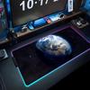 Aarde Muismat RGB Gaming Muismat Grote LED Pad PC Bureau Mat Lichtgevende Muismat Grote Toetsenbordmatten Tafelkleed Met Achtergrondverlichting