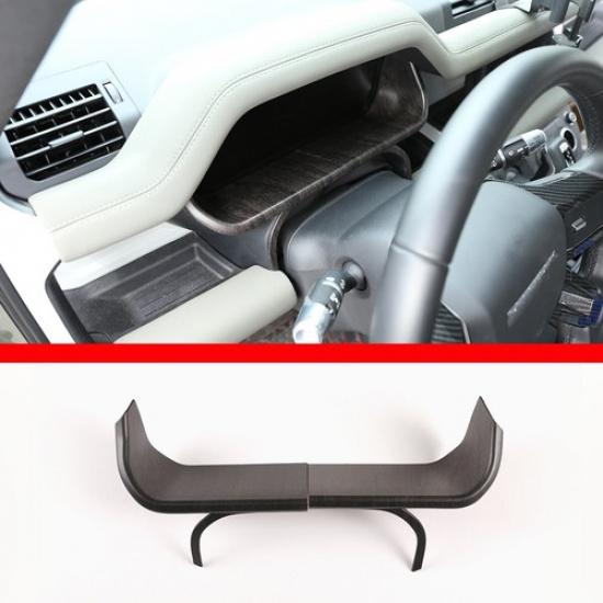 Oak Grain Dashboard GPS Display Decorative Frame For Land Rover Defender -24