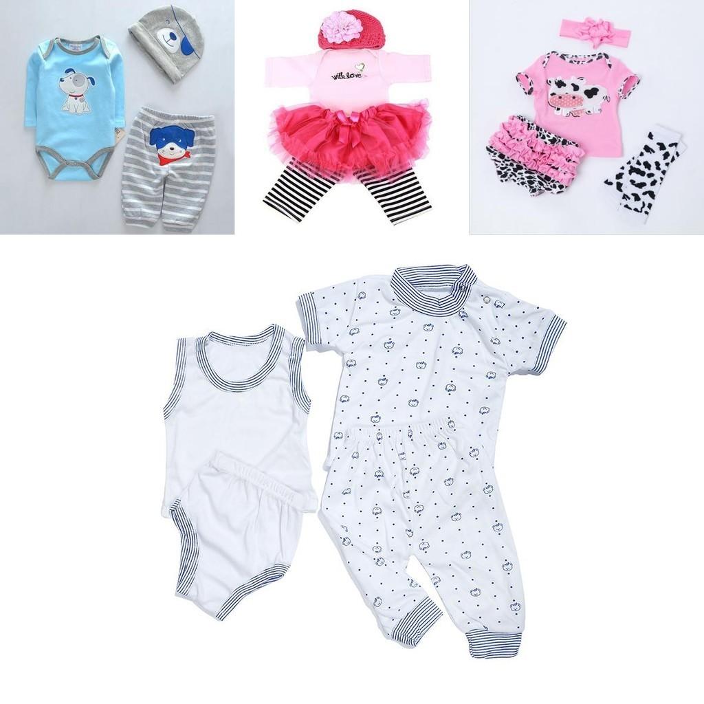 Adorable Romper Dress Clothes For 22''-23'' Lifelike Reborn Baby Dolls