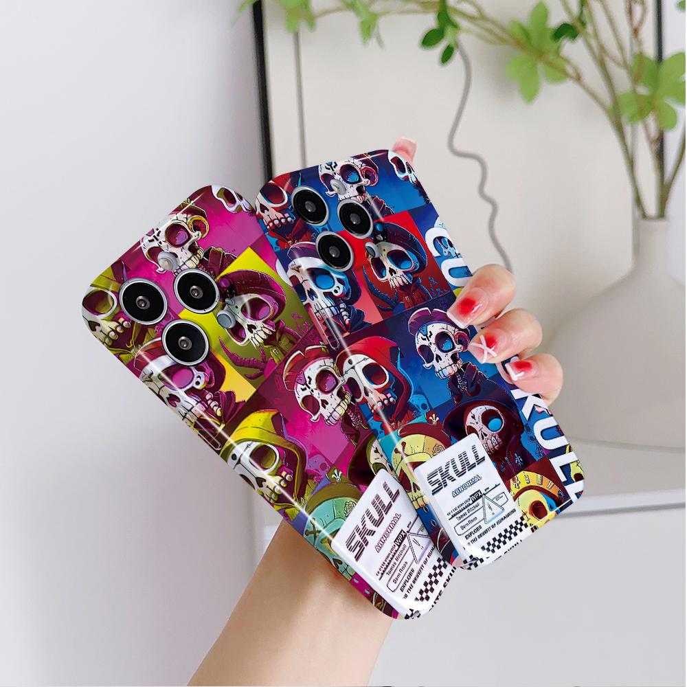 All-inclusive Film Phone Case Cartoon Fashion Design Hard Shell Full Cover Camera Protection Case for Samsung Xiaomi Poco Redmi Infinix Tecno