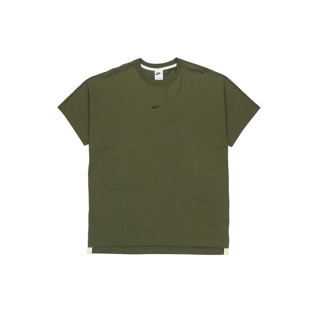 Nike Logo Sport Breathable Round Neck Short Sleeve T-Shirt Men Tops Army-Green DD7019-326