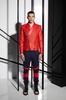 New Handmade Leather Fancy Men Jacket Motorcycle Festive Stylish Halloween Lambskin Red