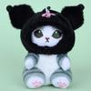 Japanese Cute Cartoon Drag Sanrio With Cute Cat Doll Plush Toy Bag Hanging Girl Heart Gift