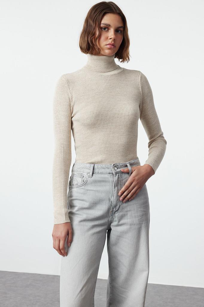 Women's Fashionable Stylish Sweater Black-Multicolor Double Pack Knitwear Sweater