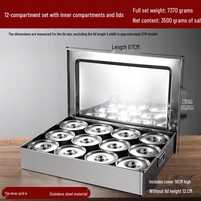 Multi-Purpose Stainless Steel Kitchen Storage Container