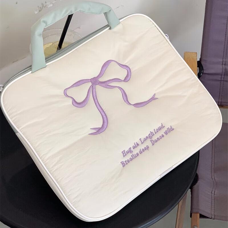 Lishen Cute Bowknot Tablet Laptop Storage Bag