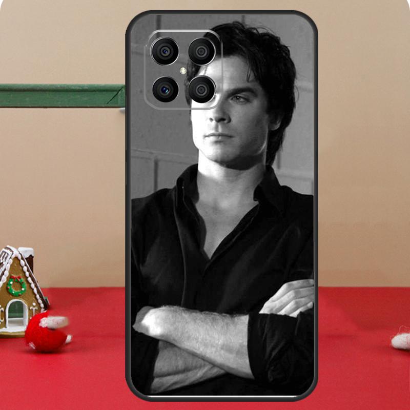 Damon Salvatore Vampire Diaries Case For Honor Magic 8 5 6 7 Lite Honor 400 Pro 200 70 90 X8c X8b X9a X9b X9c X9d Win Cover