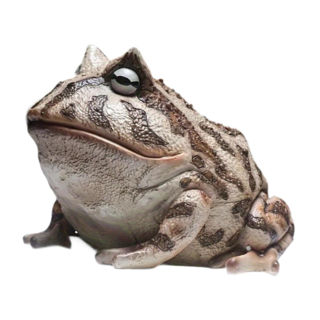 Frog Figurine Landscape Funny Animal Sculpture for Patio Countertop Tabletop