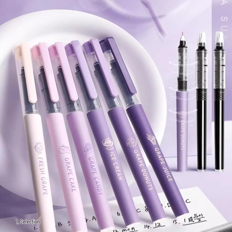 Jumbo High-Value Black Gel Ballpoint Pen for Students – Ideal for Writing and Practice