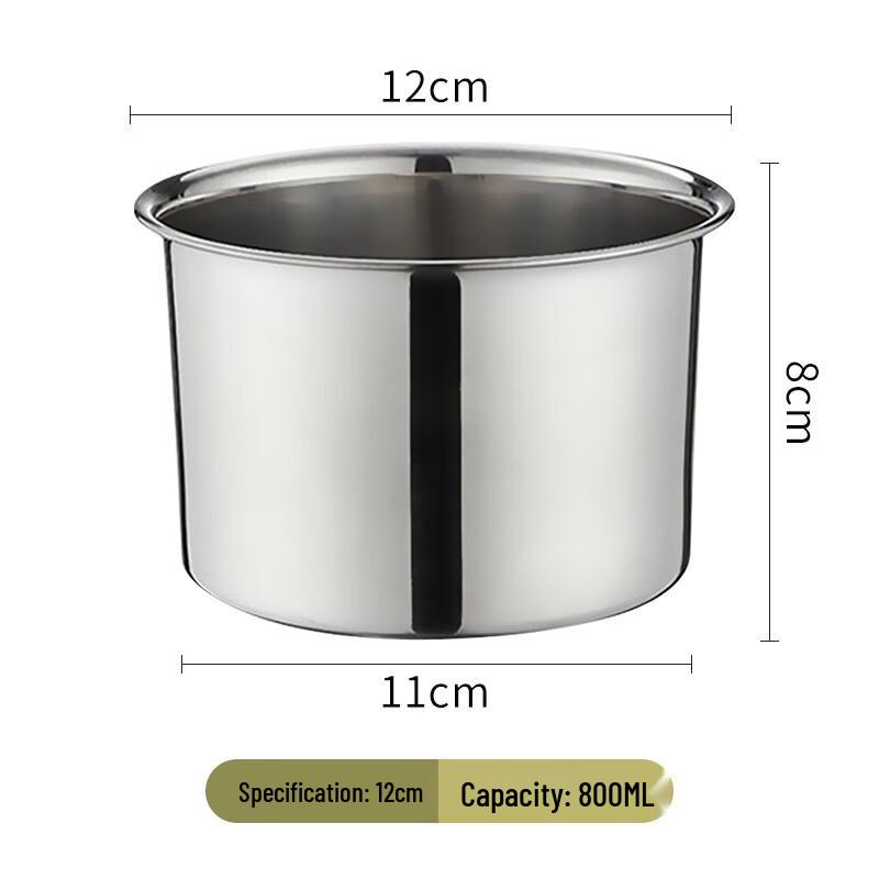 HUIHUADU 304 Thickened Stainless Steel Seasoning Pot with Lid