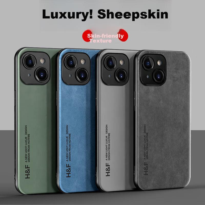 HotFire IPhone 13 Case, Upgraded Skin-Like Matte Lens Full Protection Silicone Case, Simple Trendy Design - Midnight Black