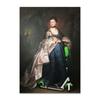 Vintage Funny Altered Art Poster Famous Portrait Prints Medieval Ltalian Oil Painting Canvas Painting Wall Art Living Room Decor