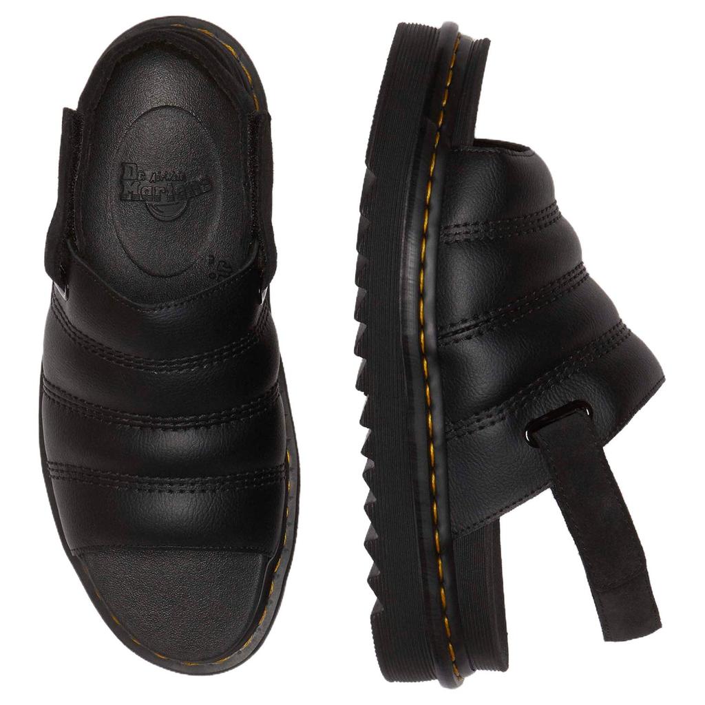 Dr. Martens Kole Pu Leather Casual Comfortable Slide Sandals Women Sandals Black 41358001